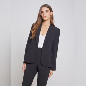 L'AGENCE Chamberlain Blazer Black Sz 8 NWT